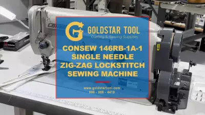 Product Showcase - Consew 146RB-1A-1 Lockstitch Sewing-Machine- Goldstartool.com